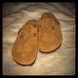 BIRKENSTOCK Womens Boston Soft Footbed Clog Mink